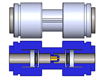 QUC-PO Series Push In Union Orifices